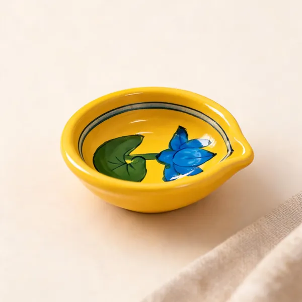 Blue_Pottery_Ceramic_Festive_Lotus_Diya_Set_Of_6