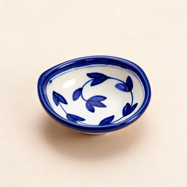 Blue_Pottery_Ceramic_Traditional_Floral_Diya_Set_Of_4