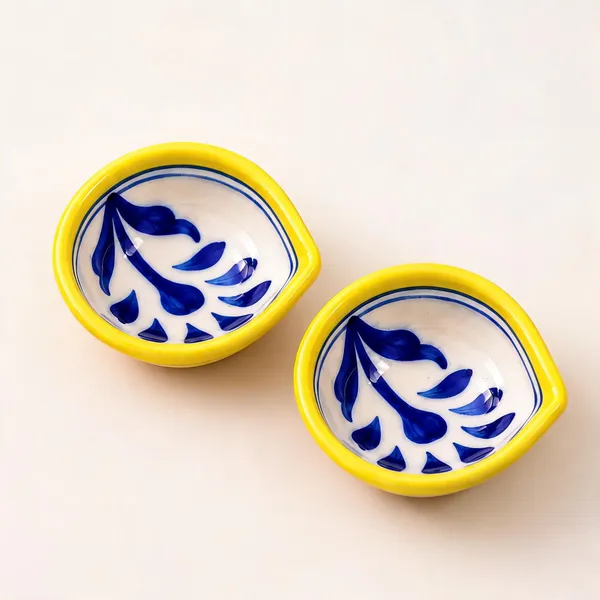 Blue_Pottery_Ceramic_Traditional_Floral_Diya_Set_Of_2