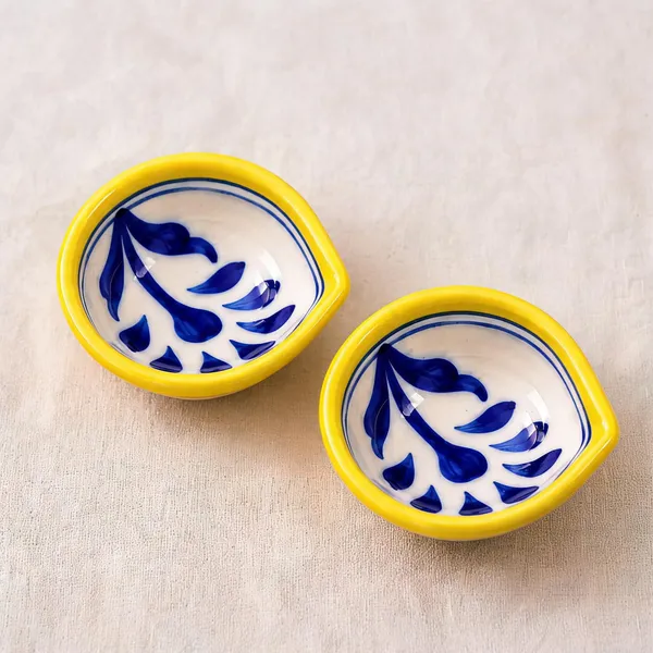 Blue_Pottery_Ceramic_Traditional_Floral_Diya_Set_Of_2