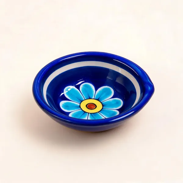 Blue_Pottery_Ceramic_Festive_Floral_Diya_Set_Of_6