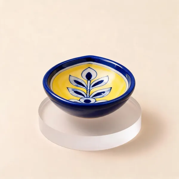 Blue_Pottery_Ceramic_Festive_Floral_Diya_Set_Of_6