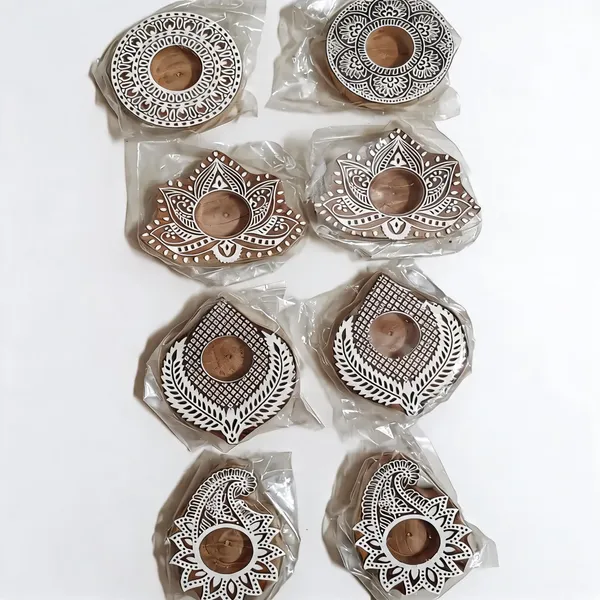 Wooden_Festive_Floral_Geometric_Pattern_Diya_Set_Of_8