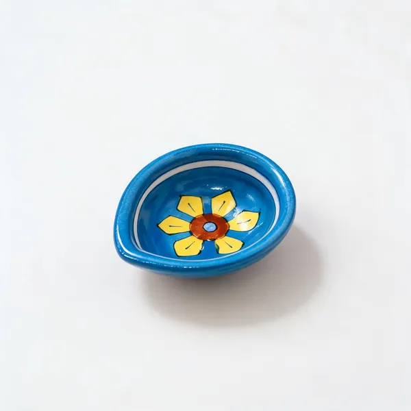 Blue_Pottery_Ceramic_Festive_Floral_Diya_Set_Of_6