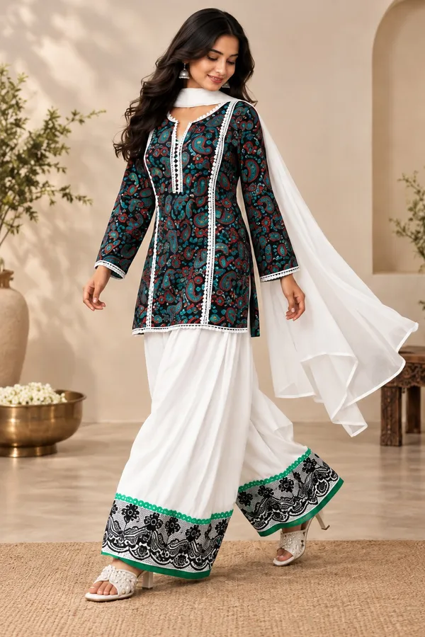 Multicolor_Rayon_Straight_Printed_Farshi_Set_For_Women