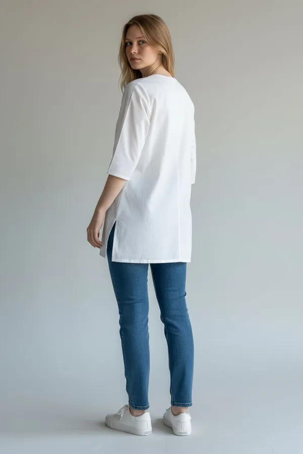 White_Rayon_Relaxed_Fit_Embroidered_Short_Kurti_For_Women