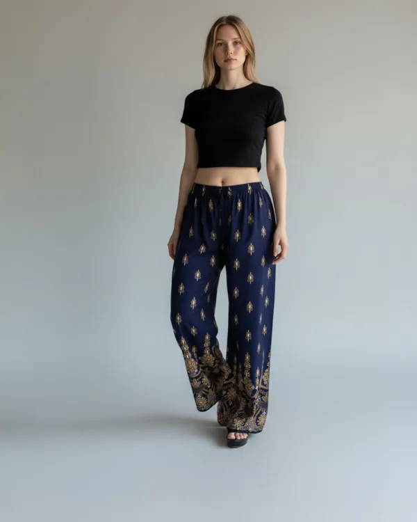 Black_Rayon_Wide_Leg_Palazzo_Pants_For_Women