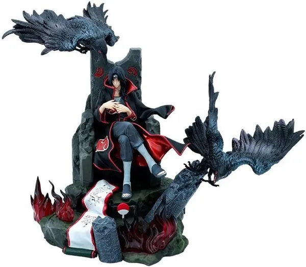 Itachi_Uchiha_Crow_Base_And_Throne_Crow_Surround_Pvc_Display_Figurine_Pack_Of_2