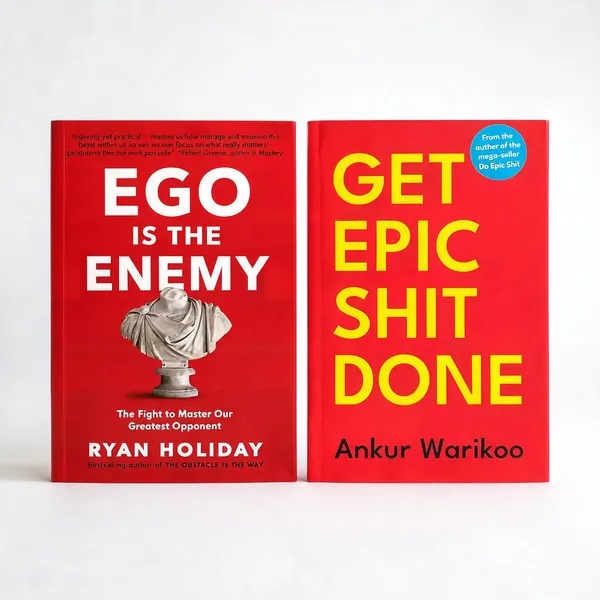 Get_Epic_Shit_Done_&_Ego_Is_the_Enemy_Combo_(Hardcover)_Pack_Of_2