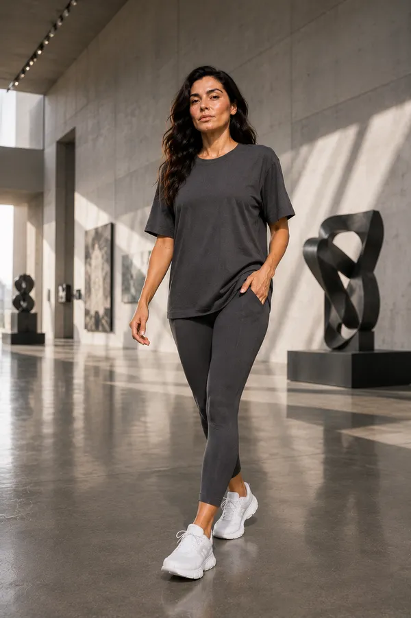 Wear_Jukebox_Off_Duty_Dark_Grey_Nylon-Spandex_Gym_Wear_Set