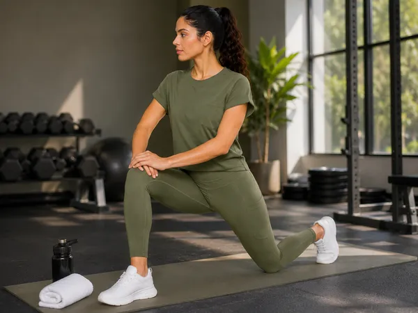 Wear_Jukebox_Just_Easy_Nylon-Spandex_Women_Gym_Wear_Set_Olive_Green