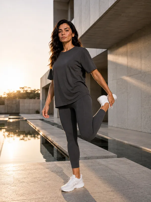 Wear_Jukebox_Off_Duty_Dark_Grey_Nylon-Spandex_Gym_Wear_Set