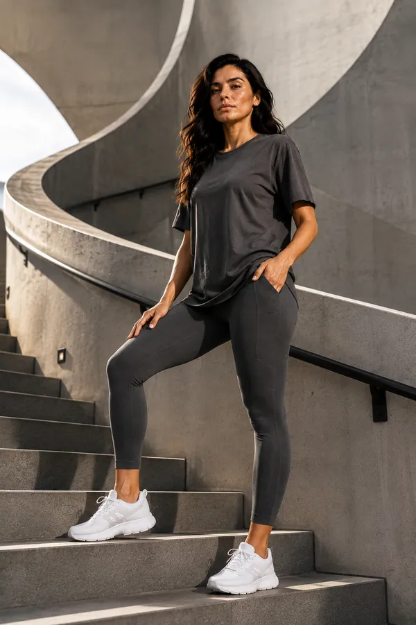 Wear_Jukebox_Off_Duty_Dark_Grey_Nylon-Spandex_Gym_Wear_Set