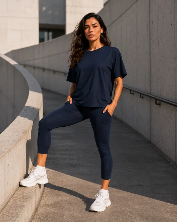 Wear_Jukebox_Off_Duty_Navy_Nylon-Spandex_Gym_Wear_Set