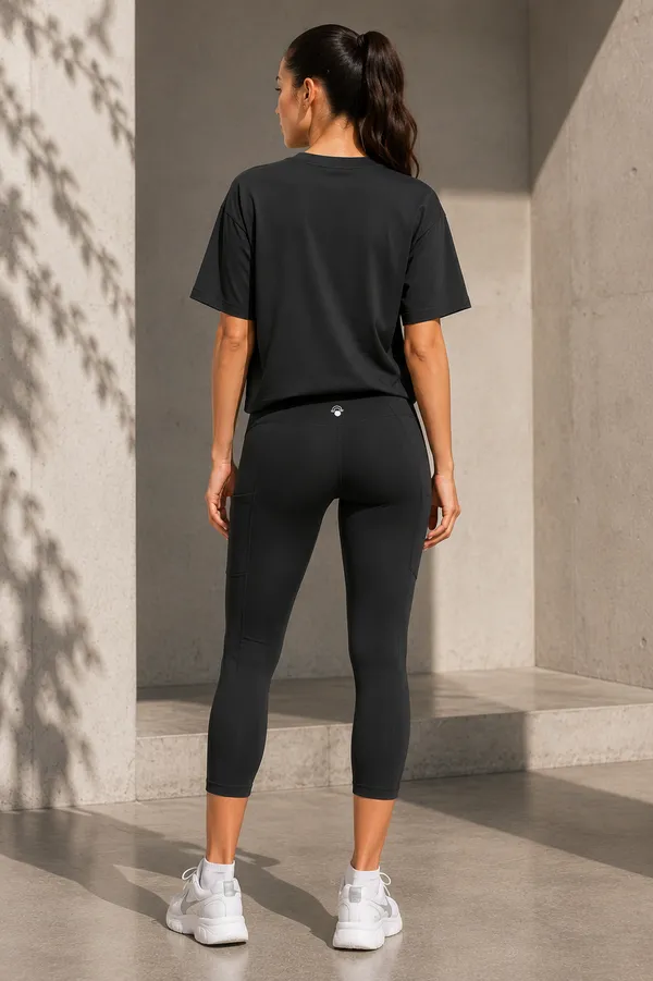 Wear_Jukebox_Off_Duty_Black_Nylon-Spandex_Gym_Wear_Set