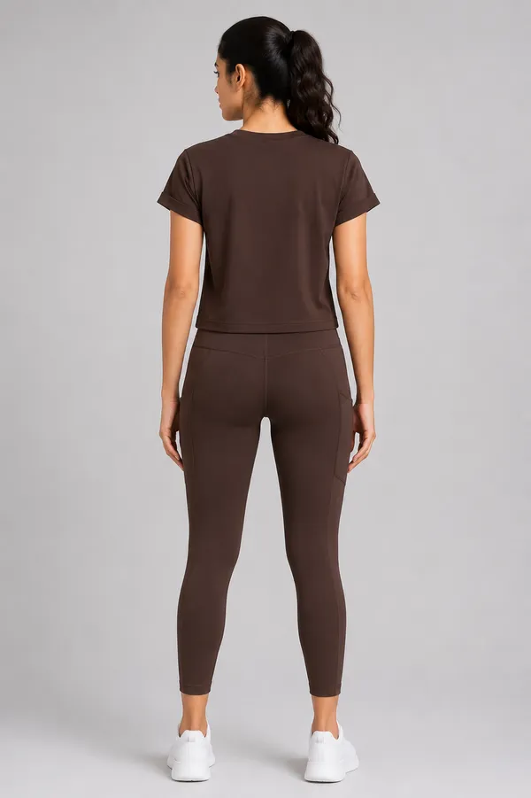 Wear_Jukebox_Just_Easy_Brown_Nylon-Spandex_Gym_Wear_Set