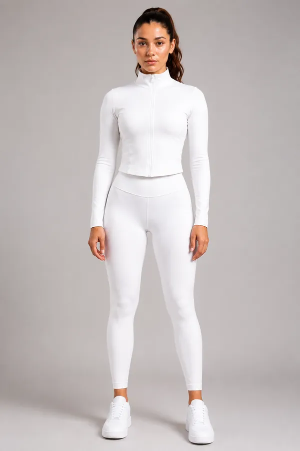 Wear_Jukebox_On_The_Move_Nylon-Spandex_Women_Gym_Wear_Set_White