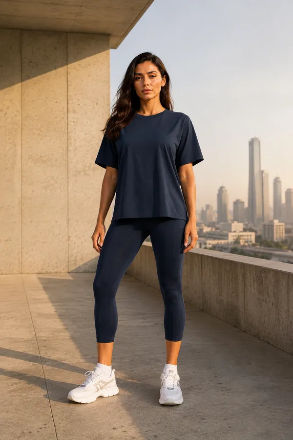 Wear_Jukebox_Off_Duty_Navy_Nylon-Spandex_Gym_Wear_Set