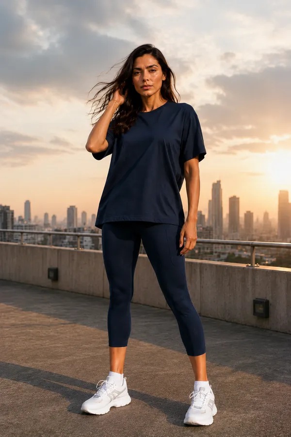 Wear_Jukebox_Off_Duty_Navy_Nylon-Spandex_Gym_Wear_Set