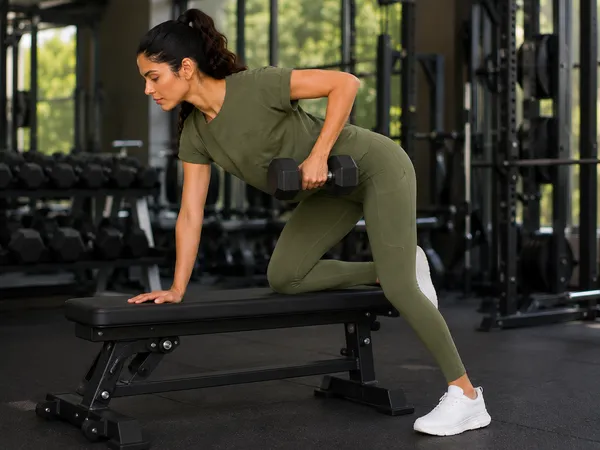 Wear_Jukebox_Just_Easy_Nylon-Spandex_Women_Gym_Wear_Set_Olive_Green
