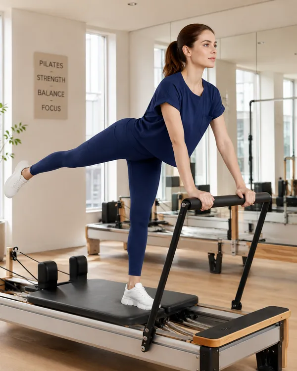 Wear_Jukebox_Just_Easy_Nylon-Spandex_Women_Gym_Wear_Set_Navy