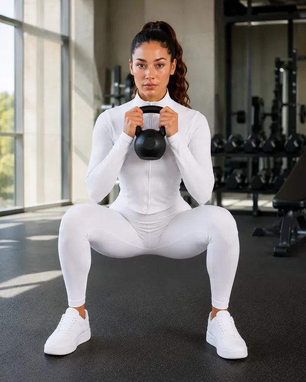 Wear_Jukebox_On_The_Move_Nylon-Spandex_Women_Gym_Wear_Set_White