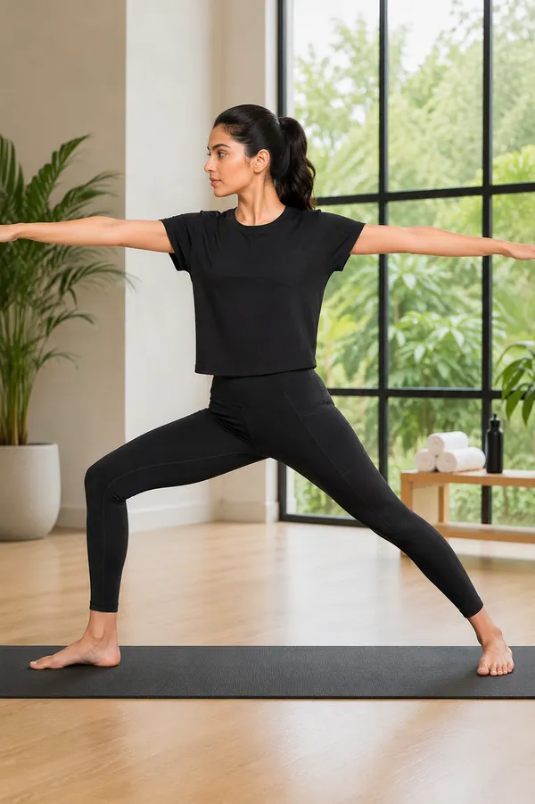 Wear_Jukebox_Just_Easy_Nylon-Spandex_Women_Gym_Wear_Set_Black