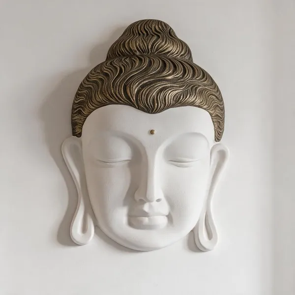White_Resin_Buddha_Wall_Hanging_Showpiece_For_Home_Decor