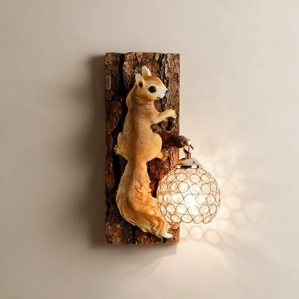 Gold_Resin_Squirrel_Wall_Lamp_For_Home_Decor