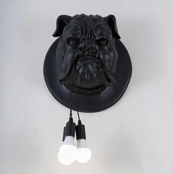 Black_Resin_Bulldog_Head_Wall_Sconce_For_Home_Decor
