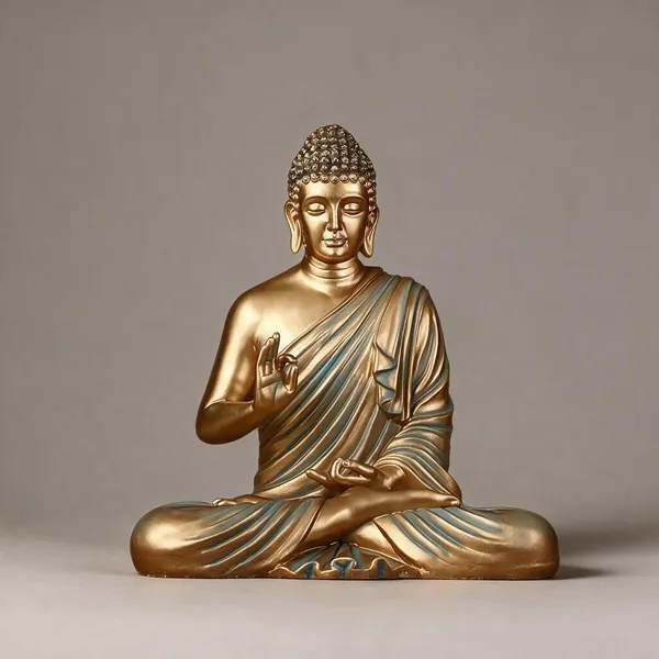Golden_Resin_Fibreglass_Buddha_Statue_For_Home_Decor