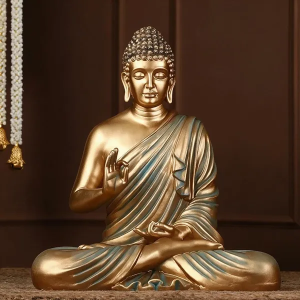 Gold_Resin_Resin_Buddha_Statue_For_Home_Decor