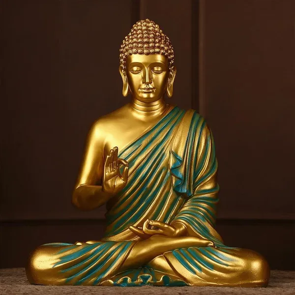 Gold_Resin_Resin_Fiber_Buddha_Statue_For_Home_Decor
