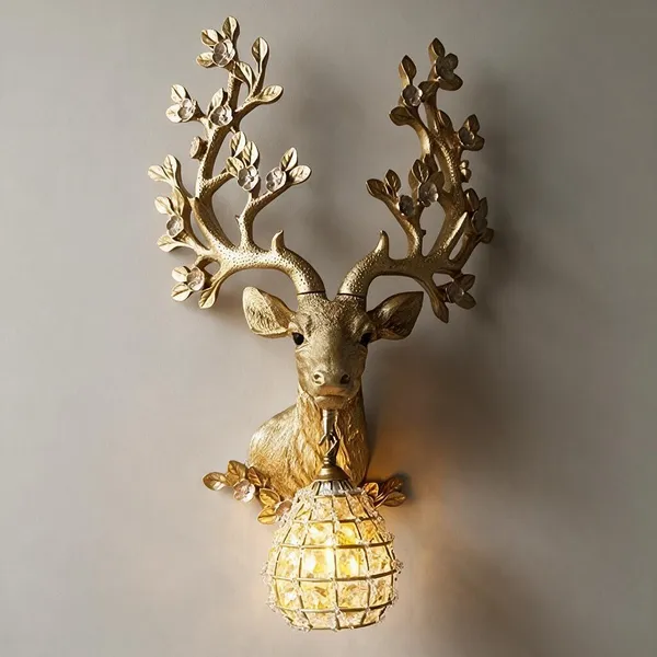 Gold_Resin_Deer_Head_Wall_Sconce_For_Home_Decor