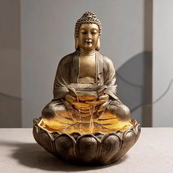 Golden_Fiber_Buddha_Led_Water_Fountain_For_Home_Decor