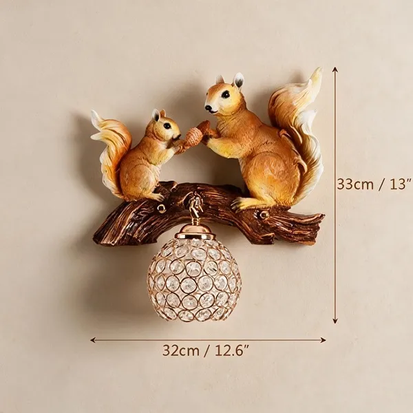 Gold_Resin_Squirrel_Wall_Lamp_For_Home_Decor
