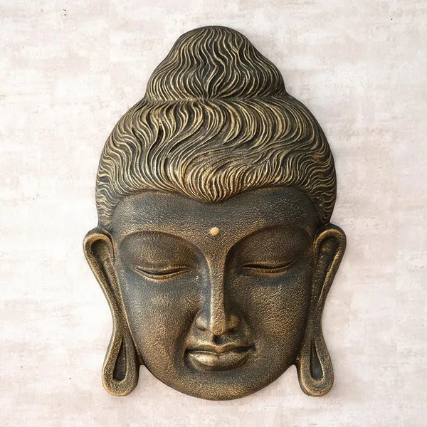 Gold_Resin_Buddha_Face_Wall_Hanging_For_Home_Decor