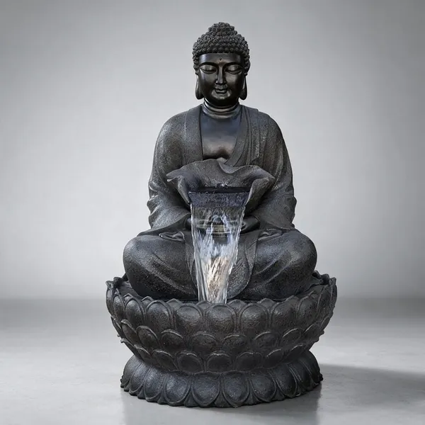 Black_Fiber_Lotus_Buddha_Water_Fountain_For_Home_Decor