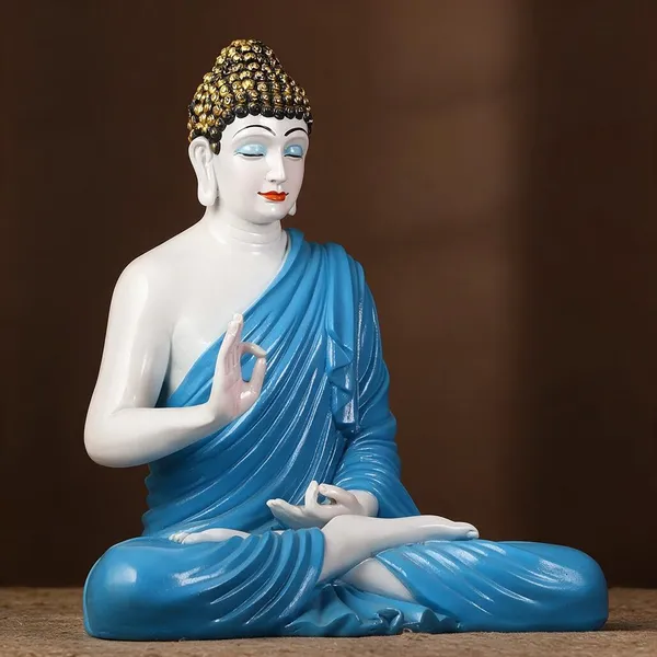Blue_And_White_Resin_Resin_Fiber_Buddha_Statue_For_Home_Decor