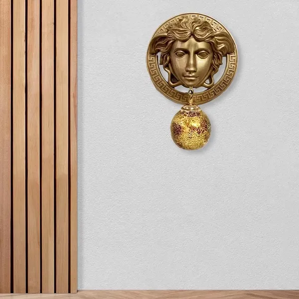 Gold_Resin_Resin_Angel_Face_Wall_Lamp_For_Home_Decor
