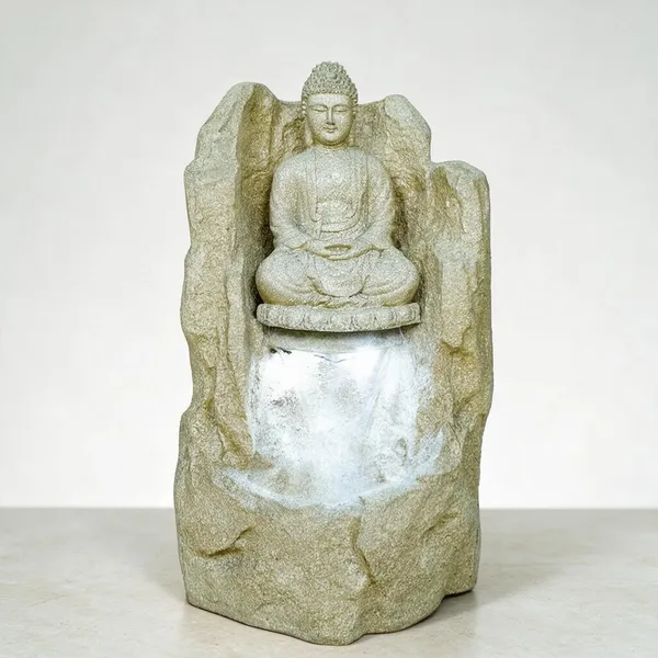 Gold_Fiber_Buddha_Cave_Led_Waterfall_Fountain_For_Home_Decor