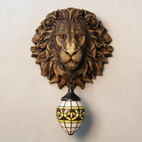 Gold_Resin_Wall_Sconce_For_Home_Decor
