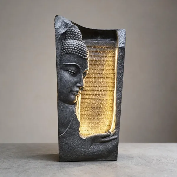 Black_Fiber_Tabletop_Waterfall_Fountain_For_Home_Decor