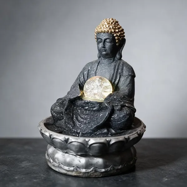 Black_Fiber_Buddha_Led_Water_Fountain_For_Home_Decor
