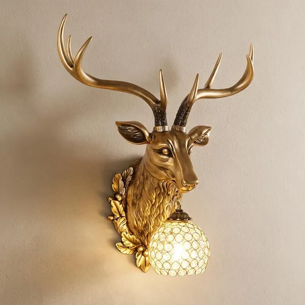 Gold_Resin_Deer_Head_Wall_Sconce_For_Home_Decor
