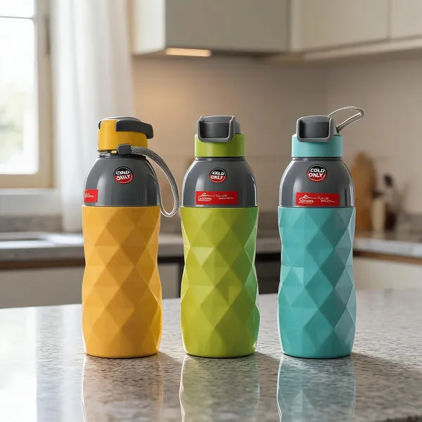 Plastic_Everyday_Geometric_Pattern_Water_Bottle_Set_Of_3