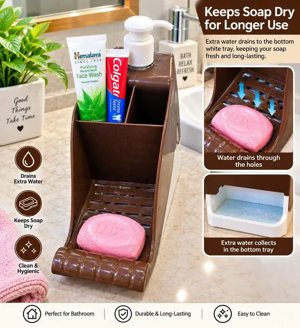 SHIVSHAKTI_0.3_L_Liquid,_Shampoo,_Sanitizer_Stand_Dispenser_(Brown)