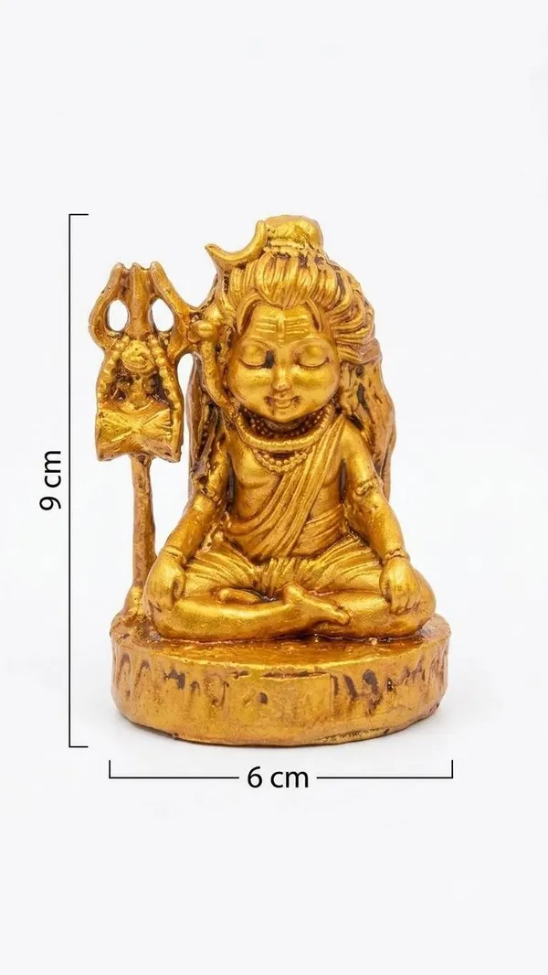 Shiv_Shakti_Golden_Bal_Shiva_Idol_|_Decorative_Pooja_Murti_|_Gold_|_9_cm_|_1_Pc_Decorative_Showpiece_-_9_cm_(Resin,_Gold)