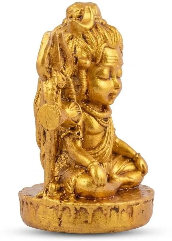 Shiv_Shakti_Golden_Bal_Shiva_Idol_|_Decorative_Pooja_Murti_|_Gold_|_9_cm_|_1_Pc_Decorative_Showpiece_-_9_cm_(Resin,_Gold)