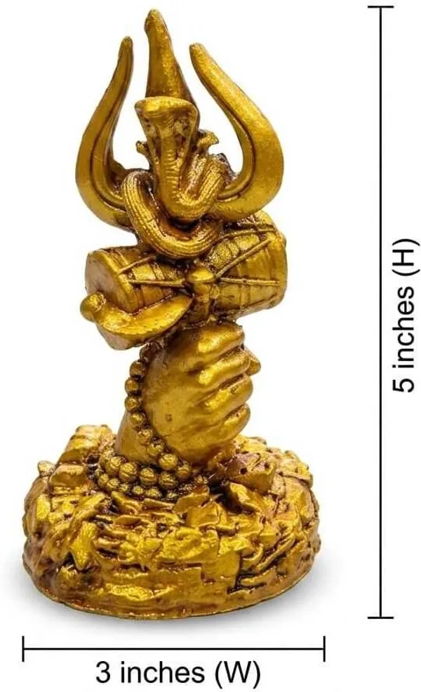 Shiv_Shakti_Lord_Shiva_Trishul_Figurine_|_Damru_&_Snake_Design_|_Gold_|_Small_|_Pack_of_1_Decorative_Showpiece_-_5_cm_(Resin,_Gold)